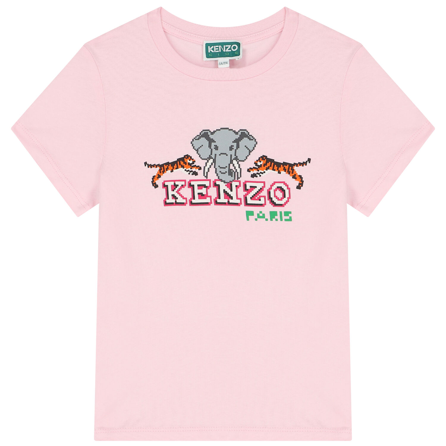 Girls Pink Logo T-Shirt, 1, hi-res